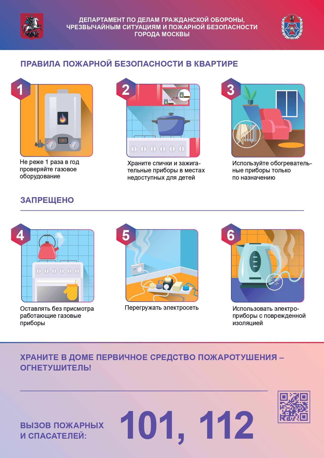 Памятка Правила ПБ в квартире page 0001